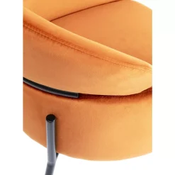 Clearance Armlehnstuhl Alexia Velvet Orange Stühle