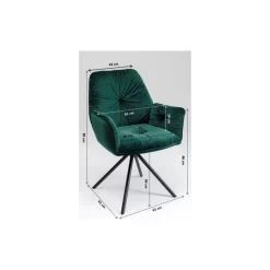 Discount Armlehnstuhl Mila Grun Stühle