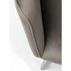Online Armlehnstuhl Modino Velvet Grau Stühle