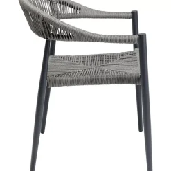 Outlet Armlehnstuhl Palma Grau Outdoormöbel