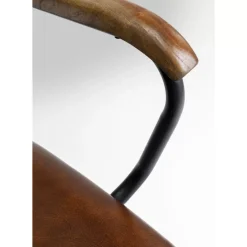 Armlehnstuhl Salsa Leder Braun Stühle