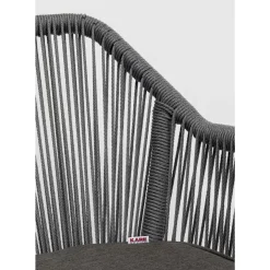 New Armlehnstuhl Wave Grau Outdoormöbel