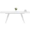 Outlet Ausziehtisch Amsterdam Weiss 160(40+40)X90Cm Tische