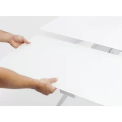 Outlet Ausziehtisch Amsterdam Weiss 160(40+40)X90Cm Tische