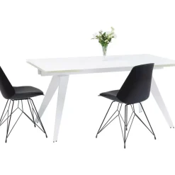 Outlet Ausziehtisch Amsterdam Weiss 160(40+40)X90Cm Tische