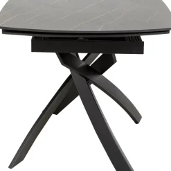 Hot Ausziehtisch Twist Schwarz 120(30+30)X90Cm Tische