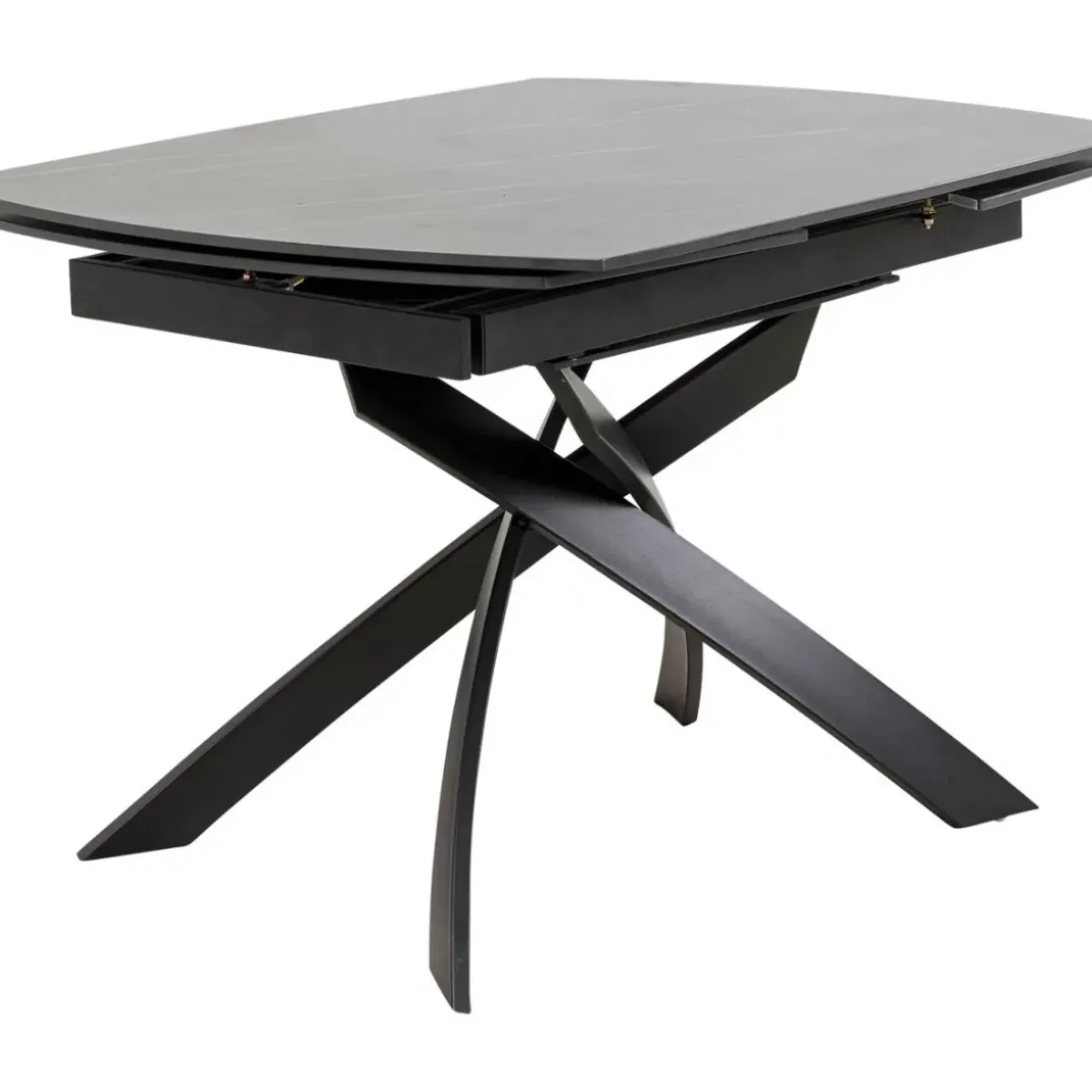 Hot Ausziehtisch Twist Schwarz 120(30+30)X90Cm Tische