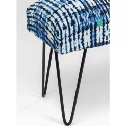 Sale Bank Desna Patchwork Blau 80Cm Sitzbänke