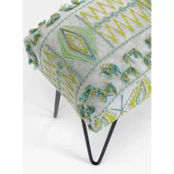Sale Bank Desna Patchwork Grun 80Cm Sitzbänke