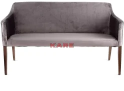 New Bank Mode Velvet Grau Sitzbänke