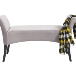 Bank Motley Velvet Silvergrey Sitzbänke