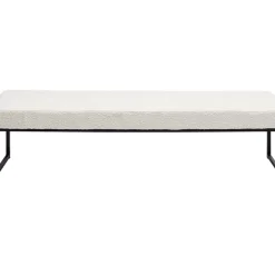 Online Bank Smart Boucle Creme Schwarz 150Cm Sitzbänke