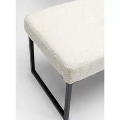 Online Bank Smart Boucle Creme Schwarz 150Cm Sitzbänke
