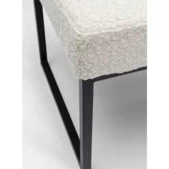 Online Bank Smart Boucle Creme Schwarz 90Cm Sitzbänke