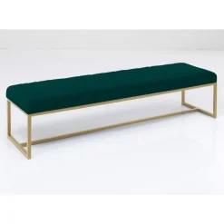 Discount Bank Smart Dunkelgrun Messing 150X40Cm Sitzbänke