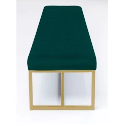 Discount Bank Smart Dunkelgrun Messing 150X40Cm Sitzbänke
