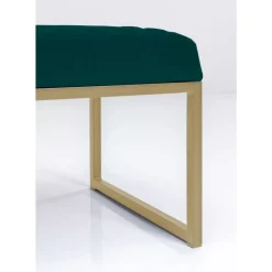 New Bank Smart Dunkelgrun Messing 90Cm Sitzbänke