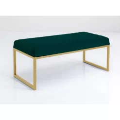 New Bank Smart Dunkelgrun Messing 90Cm Sitzbänke