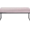 New Bank Smart Rosa Schwarz 90X40Cm Sitzbänke