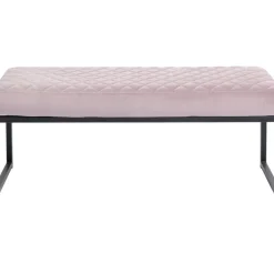 New Bank Smart Rosa Schwarz 90X40Cm Sitzbänke