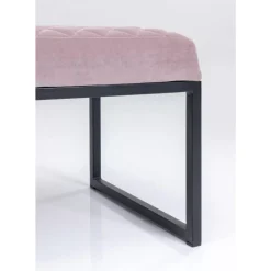 New Bank Smart Rosa Schwarz 90X40Cm Sitzbänke