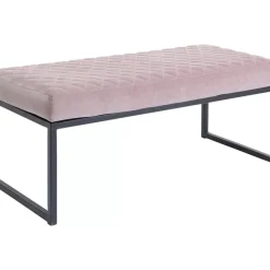 New Bank Smart Rosa Schwarz 90X40Cm Sitzbänke