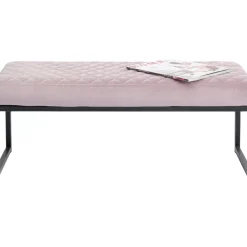New Bank Smart Rosa Schwarz 90X40Cm Sitzbänke