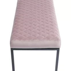New Bank Smart Rosa Schwarz 90X40Cm Sitzbänke