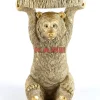 Online Beistelltisch Animal Bear Gold 35X34Cm Tische