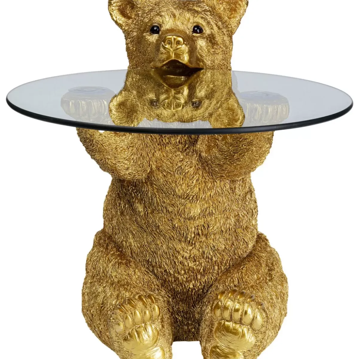 Online Beistelltisch Animal Bear Gold O40Cm Tische