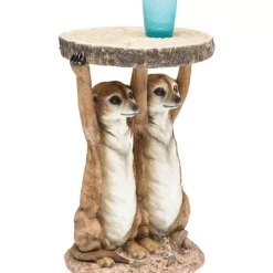 New Beistelltisch Animal Meerkat Sisters O33Cm Tische