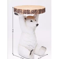 Beistelltisch Animal Polar Bear O37Cm Tische