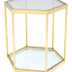 Clearance Beistelltisch Comb Gold 55 Tische