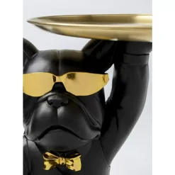 Outlet Beistelltisch Cool Bulldog Tray Schwarz 34X55Cm Tische