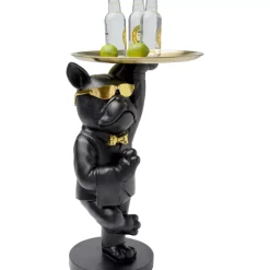 Outlet Beistelltisch Cool Bulldog Tray Schwarz 34X55Cm Tische