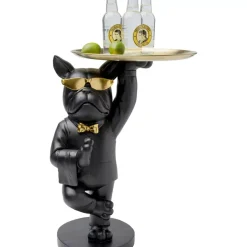 Outlet Beistelltisch Cool Bulldog Tray Schwarz 34X55Cm Tische