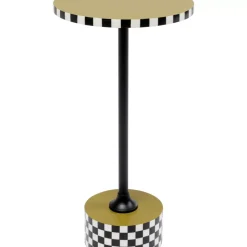 Clearance Beistelltisch Domero Checkers Olive O25Cm Tische
