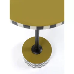 Clearance Beistelltisch Domero Checkers Olive O25Cm Tische