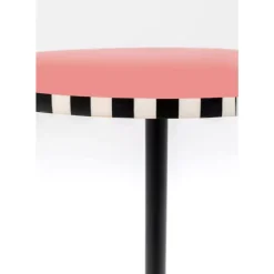 Beistelltisch Domero Checkers Rot O40Cm Tische