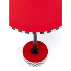 Beistelltisch Domero Checkers Rot O40Cm Tische