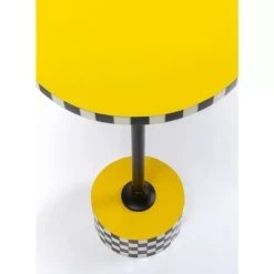 Beistelltisch Domero Checkers Gelb O25Cm Tische