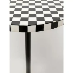 Outlet Beistelltisch Domero Chess Schwarz Weis O25Cm Tische