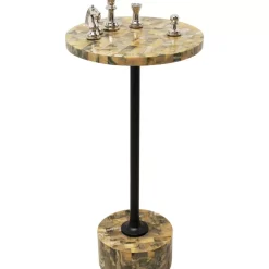 Outlet Beistelltisch Domero Mosaic Grau O25Cm Tische