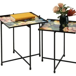 Hot Beistelltisch Flowers Garden Square (2/Set) Tische