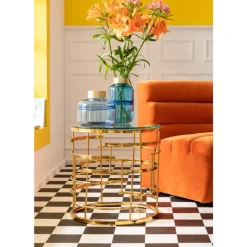 Clearance Beistelltisch Jupiter Gold O55Cm Tische