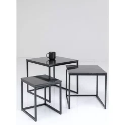 Beistelltisch Key West Schwarz (3/Set) Tische