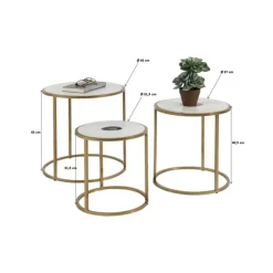 Outlet Beistelltisch Limbo (3/Set) O45Cm Tische