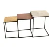Outlet Beistelltisch Loft Square Vintage (3/Set) 41X41Cm Tische