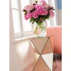 Discount Beistelltisch Luxury Triangle Champagne Tische