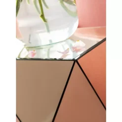 Discount Beistelltisch Luxury Triangle Champagne Tische